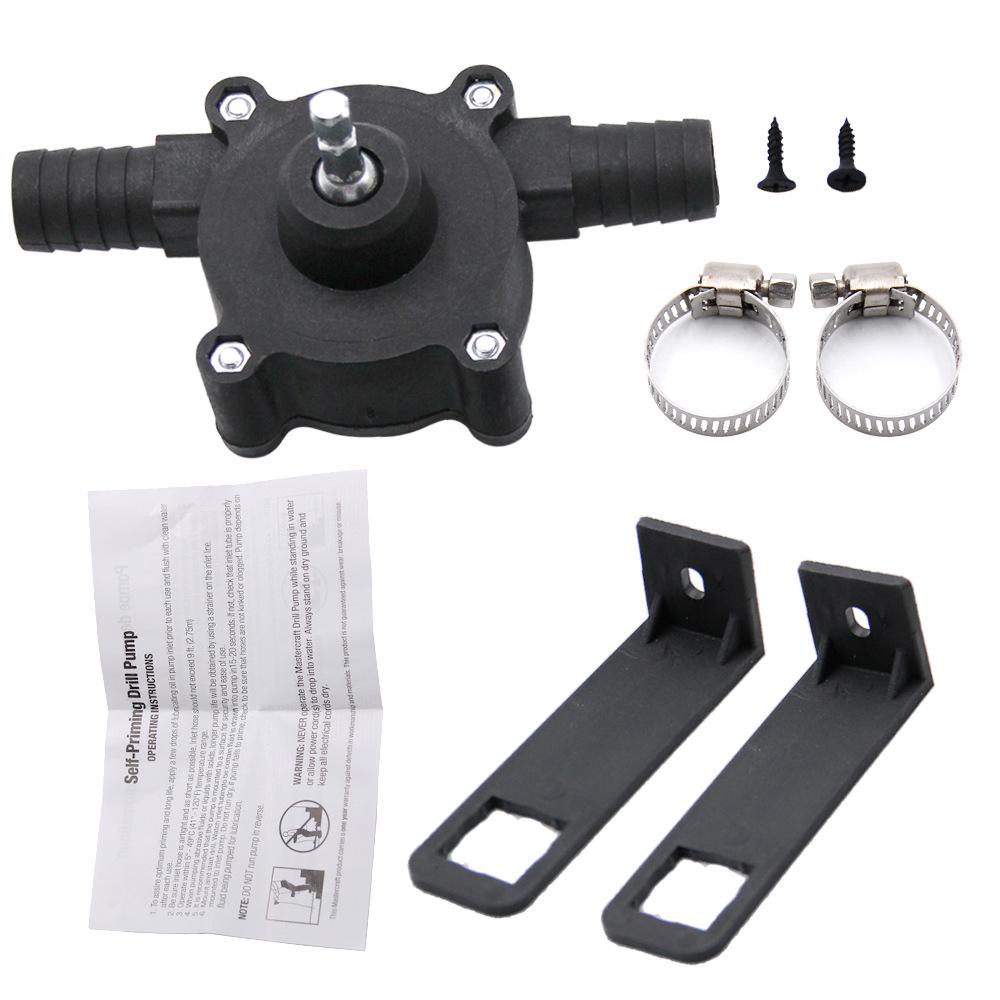 Přenosné samonasávací odstředivé vodní čerpadlo na stejnosměrný proud s kompatibilitou s ruční vrtačkou