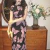New Chinese Butterfly Print Summer Cheongsam - Short Sleeve Long Dress