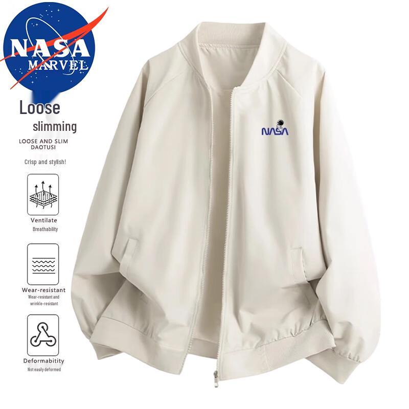

NASA MARVEL Men s Baseball Collar Jacket 3XL