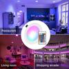 RGB LED Stropní svítidlo AC 10W/15W Stropní svítidlo AC 110V 220V Stmívatelné Stropní svítidlo Zapuštěná LED Bodová lampa S IR Dálkovým ovládáním Lampa