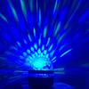 1 Set RGB Lamp Rechargeable Party Control Remote Wide Application Flicker Free Non-Glaring Rotating RGB