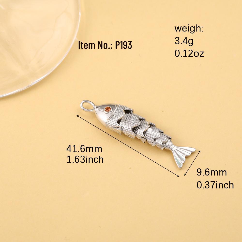 Eleganter vergoldeter Koi-Fisch Anhänger mit Strasssteinen