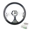 Beauty Carved Style Universal Classic Real Mahogany Wood Steering Wheel 380mm 15 Inch Car Steering Wheel