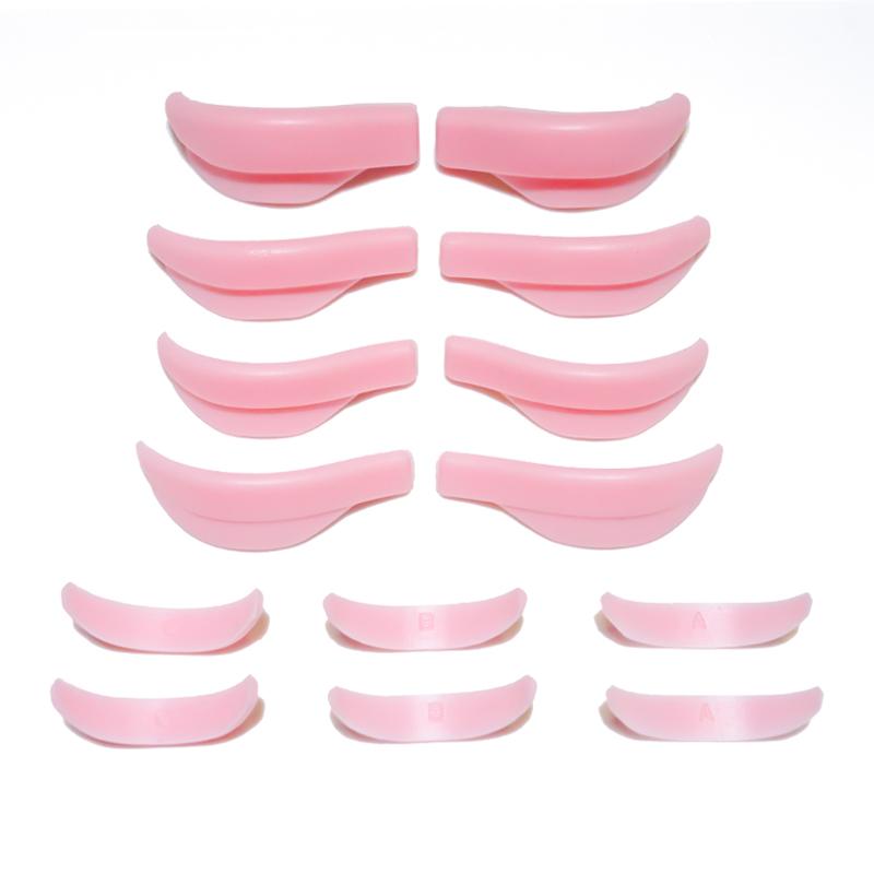 NEW 7Pairs Eyelash Perming Pad Silicone Eyelashes Perming Curler Reusable Lash Lift Shield Pads Eyelash Lifting