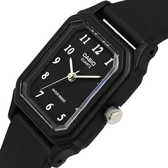 CASIO Standard Quartz Analog 3-Hand Women's Watch LQ-142-1B Black