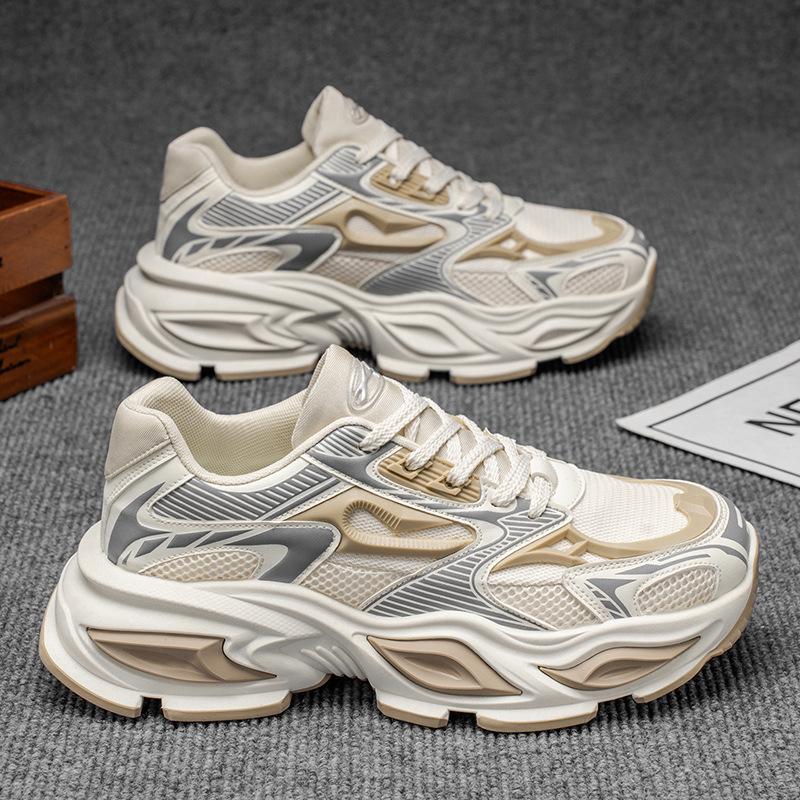 Autumn New Breathable Shoes, Sports Shoes, Platform Height Increase, Casual Running Dad Shoes