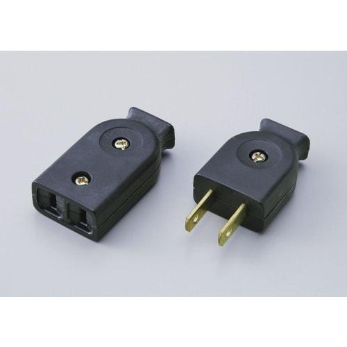 ELPA Flat Connector Electrical Terminal Wiring 125V 15A Black A-21H(BK)