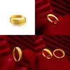 Unique Gold Brass Coin Ring For Women Adjustable Open Stylish Finger Jewelry