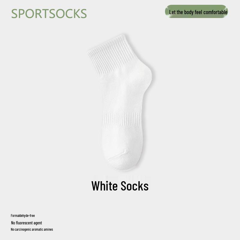 

Унисекс носки до середины икры из хлопка Синьцзяна: Антибактериальные, Дышащие, Влагоотводящие, Устойчивые к запаху, Спортивные носки на четыре сезона