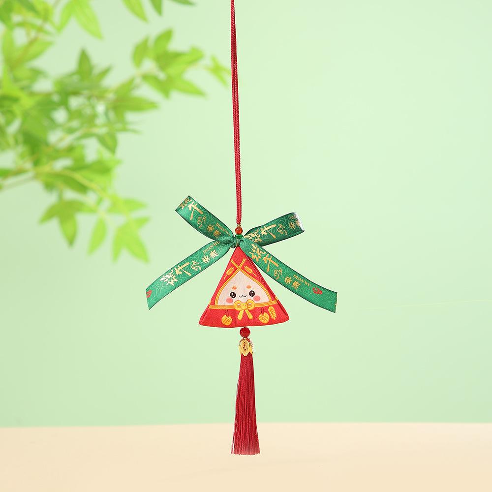 Dragon Boat Festival Sachet Sachet Purse Small Zongzi Wormwood Leaf Pendant Children S Insect Repellent Mosquito Portable Car Pendant