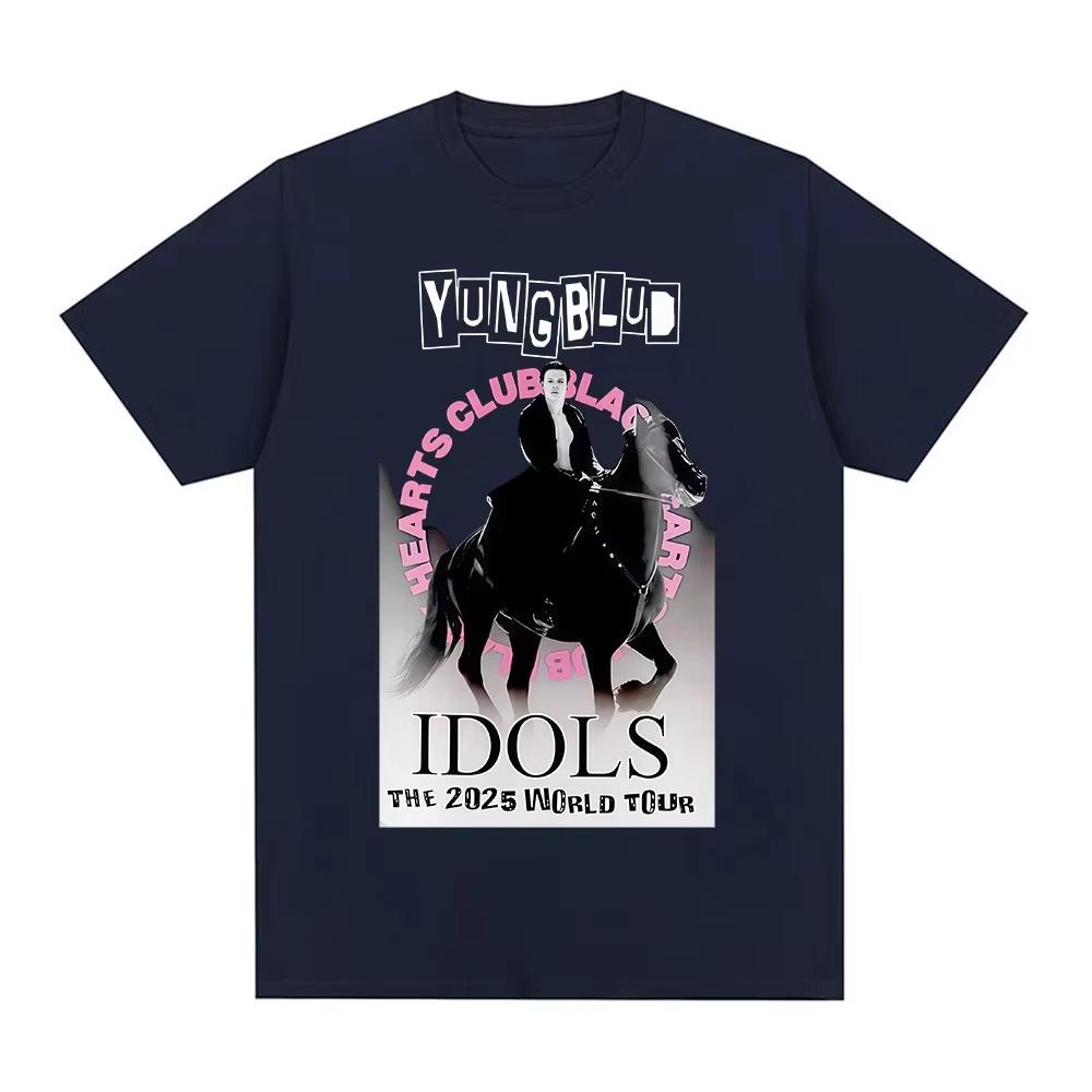 Yungblud IDOLS Merch TShirts Men Women Clothing Fashion Rock Street Short Sleeve T Shirt Summer Casual Cotton Oversized Tshirts