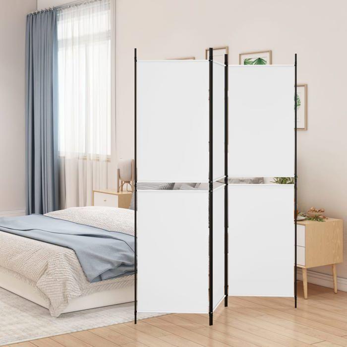 VidaXL Cloison de Séparation 3 Panneaux Séparateur de Pièce Pliable Diviseur Écran d'Intimité Paravent Décoration Salon 350210
