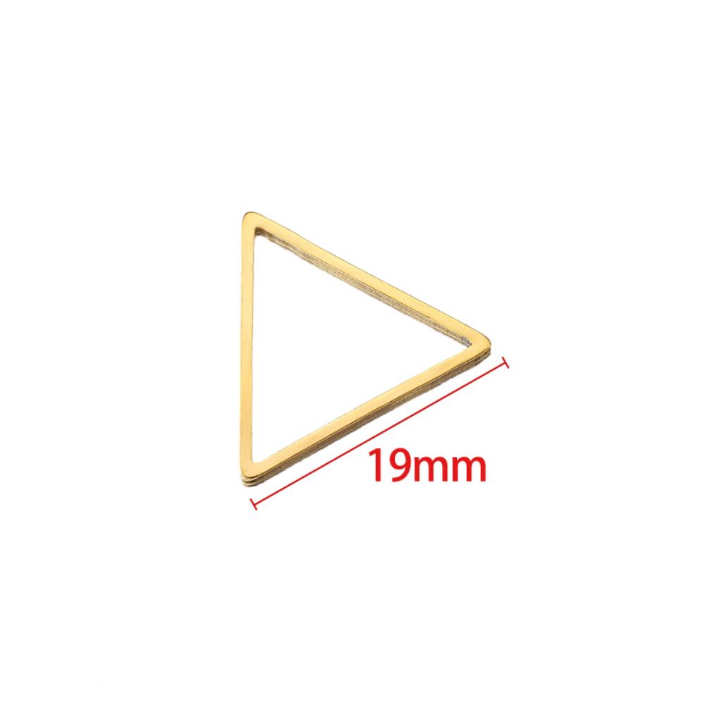 20pcs Stainless Steel Frames Charms DIY Resin Earring Pendants Base Geometry Hexagon Blank Bezel for Jewelry Making DIY Findings
