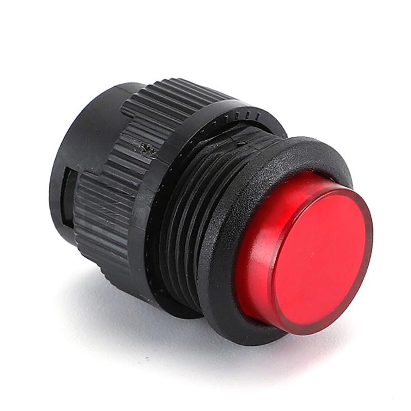 1Pcs R16-503 Round Button Switch Momentary 3A 250V 16Mm Self Locking Round Push Button Switch