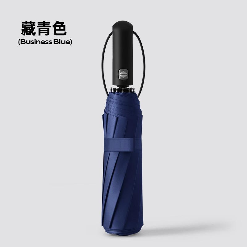 New business three-fold umbrella vinyl sunscreen UV protection enlarged automatic umbrella can print logo men's umbrella