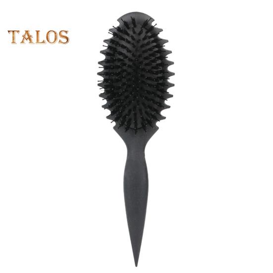 

Щетка для волос с мягкой щетиной для массажа кожи головы, расческа на воздушной подушке, расческа для формирования вьющихся волос, распутывающая щетка для укладки, женский парикмахерский инструмент чёрный