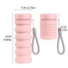 Retractable Folding  Silicone Water Bottle Leak Proof Foldable Drinking Cup  Outdoor Travel