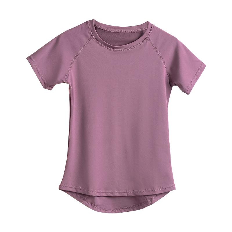 Women's Summer Sports Tops: Loose-Fit Short-Sleeve T-Shirts for Running, Fitness, Pilates, Yoga with Mesh Detailing