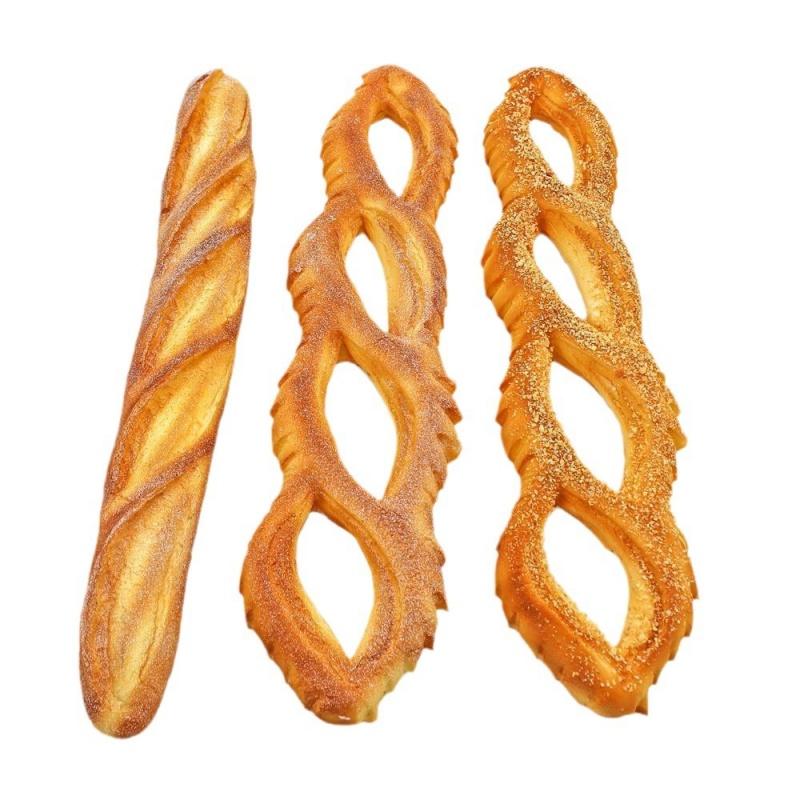 Bastone Lungo Pane Simulato Modelli Baguette Finte Negozio di Cucina Decorazione Negozio Vetrina Oggetti di Scena per Fotografia