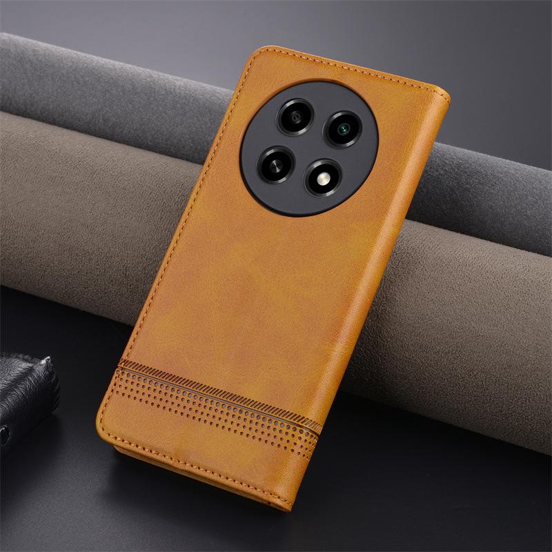 Compatible Vivo Y300pro Flip Protective Leather Case - Full Coverage, Anti-Fall Design