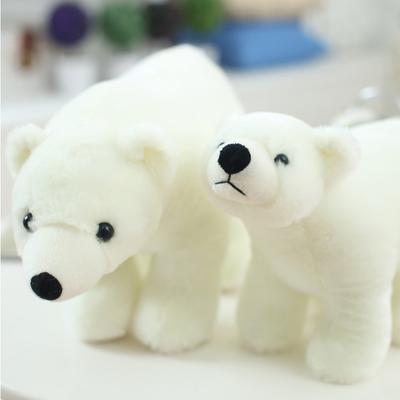 Non-Toxic 20/25/35/45Cm Super Lovely Polar Bear Family Stuffed Plush Placating Toy Pure White Bear Soft Fabric Doll Gift For Children