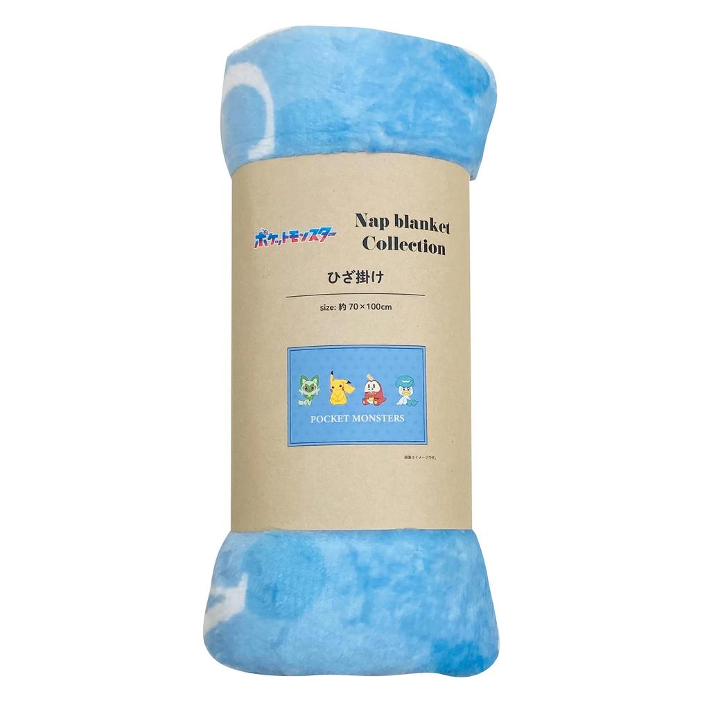 MORIPiLO Morishita Kosepledd Pokemon Pikachu Paldea 70x100cm Halvpledd Pokemon Karaktervarer Blå 4621411