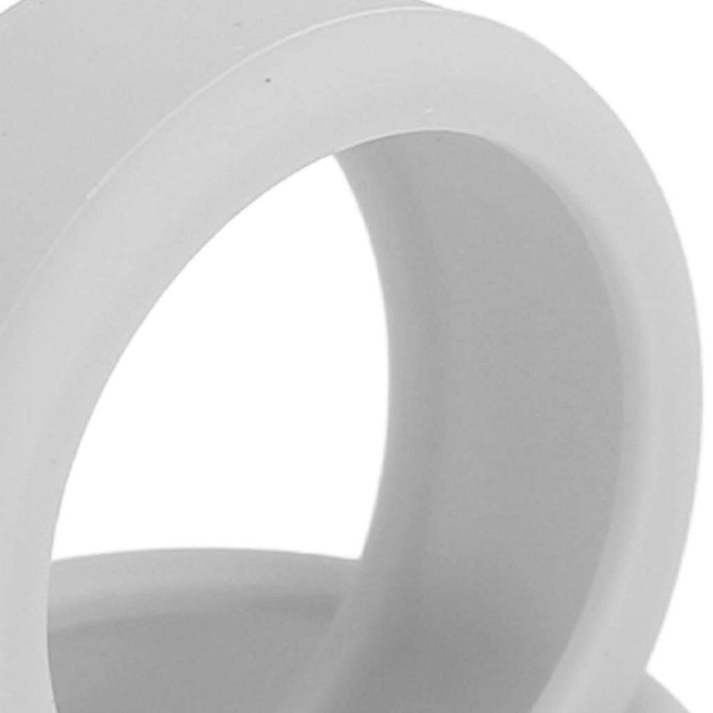 3PCS Silicone Ring Covers for Smart Ring Scratch Resistant Skin Friendly Elastic Ring Protector Protective Sleeve Grey M for Size 11 12 13