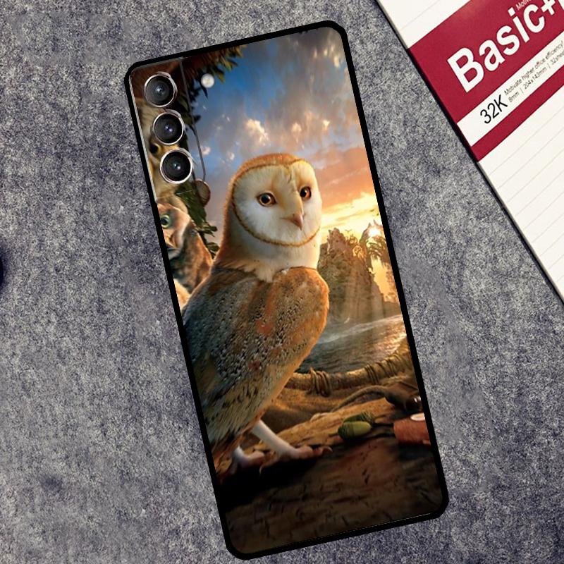 Animal Owl Case For Samsung Galaxy S25 S26 Ultra S20 S22 S23 S24 Ultra S21 Plus S10 S25 FE Cover Coque