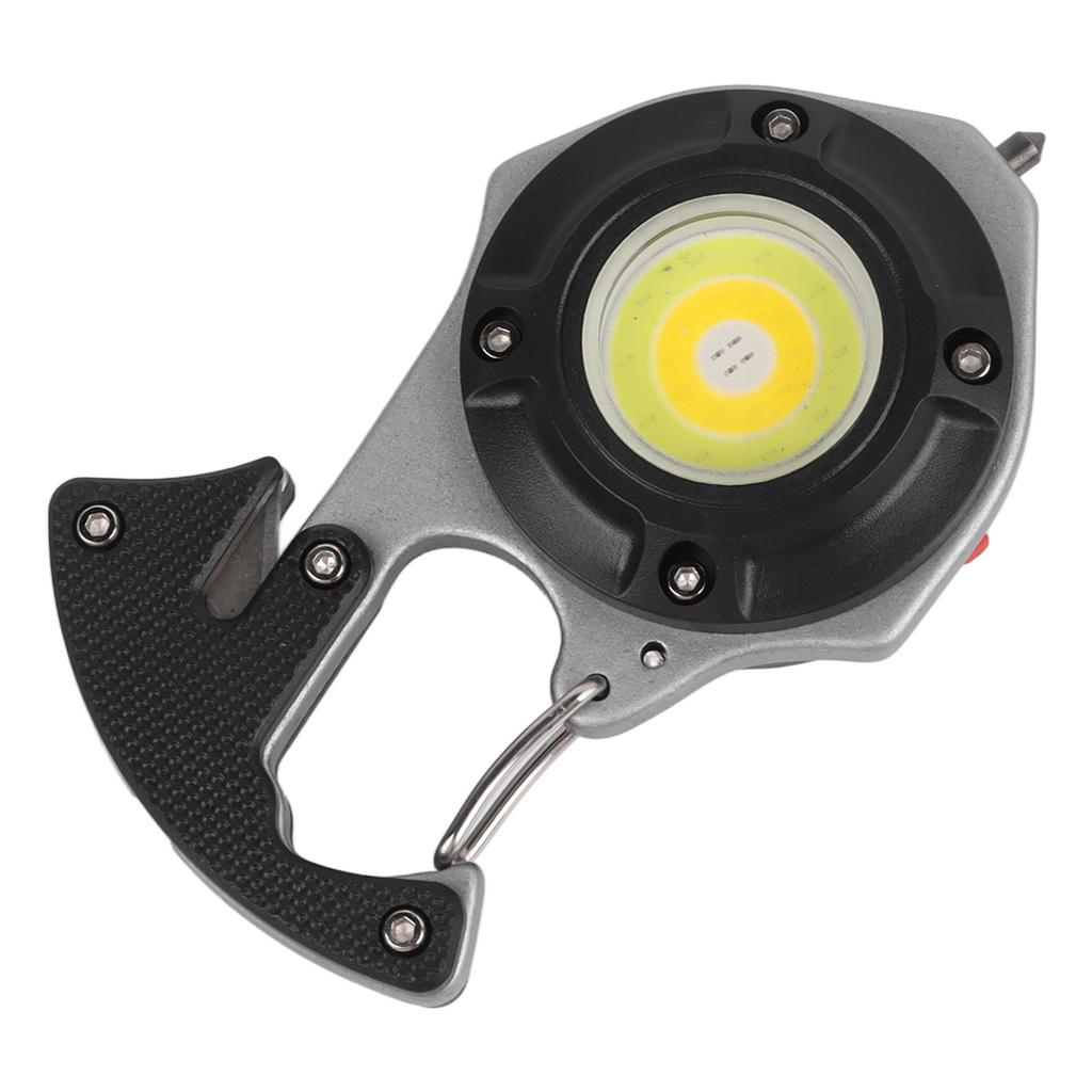 LED Keychain Flashlight Multi Functional High Brightness Portable Mini COB Work Light