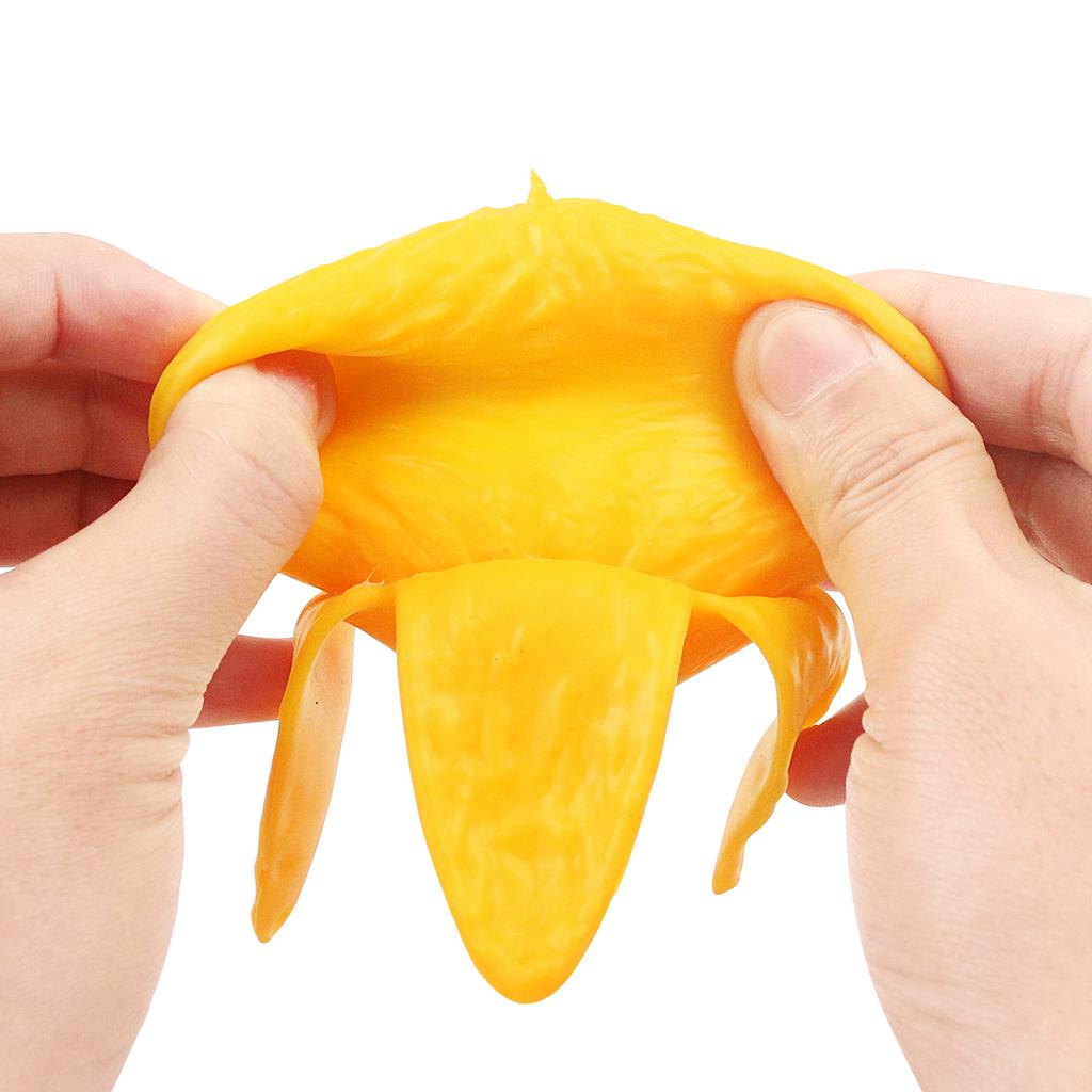 Kreativt Mangoklämleksak för Dekompression, Simulerad Frukt Rolig Släppboll, Bekväm Beröring för Att Lätta Stress Emotion