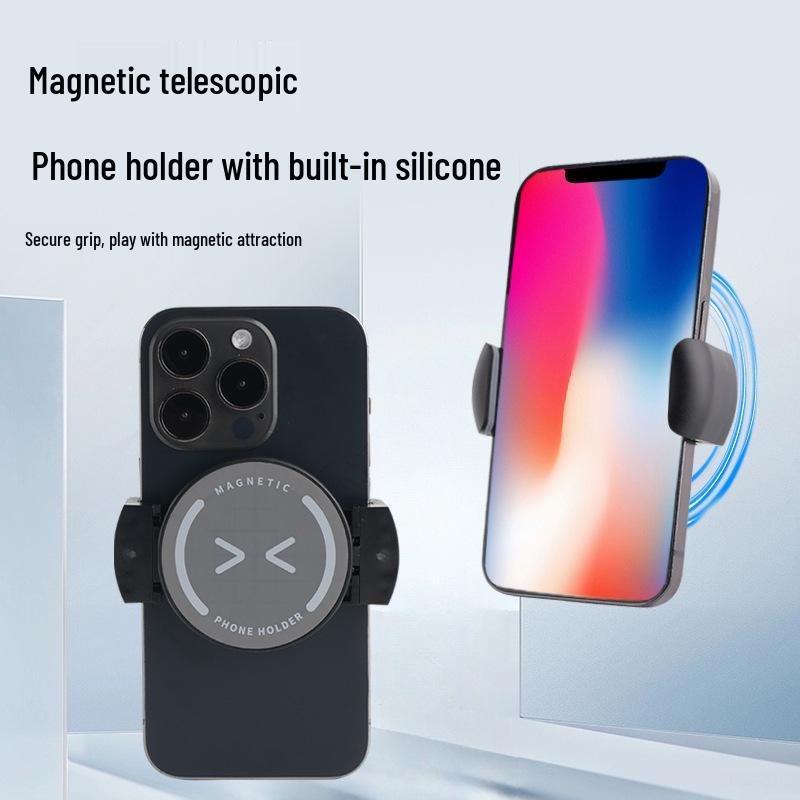 Magnetic Phone Holder Clip with Magnetic Back Sticker for Car