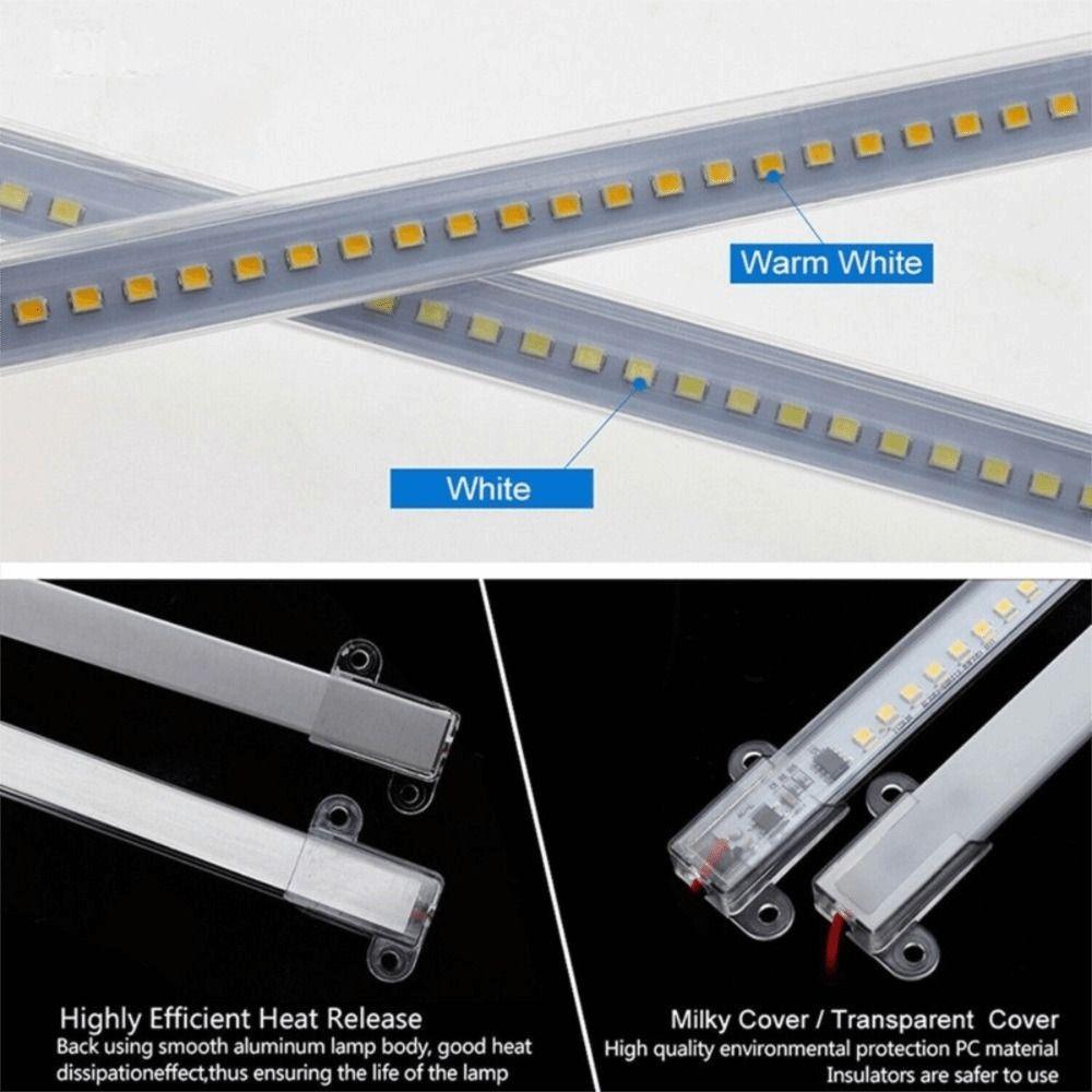 72 LEDs LED Tubes 30/40cm LED Strips Portable LED Rigid Light Strip