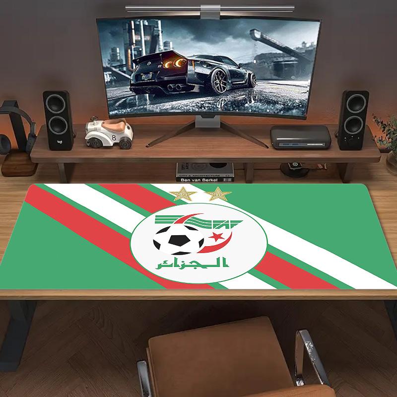 Algeria National Football Team Print Cushion Non-slip Laptop Tablet Big Mousepad XXL Mat Mini PC Playmat With Lock edge