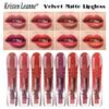 KRISTEN LEANNE Matte Lip Gloss & Lipstick - Non-Stick, Long-Lasting Color