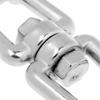 Marine Grade Steel Anchor Swivel Shackle with Double Swivel Jaw Designs Corrosions Resistant Chain Connector for Boats