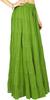 Phagun Damen Sommer Baumwolle Ziegelrot Rock Ethnisches Design Kordelzug Taille -