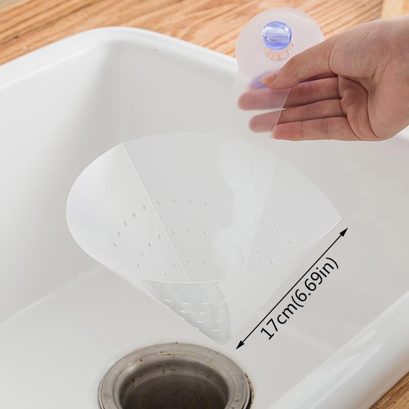 Multifunction Kitchen Hanging Sink Drain Kitchen Garbage Separator Foldable Leftover Sink Filter