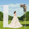 7.9x7.9FT Heavy Duty Backrest Stand with Base Portable Stand Kit for Wedding Birthday Party Banquet Backdrop Stand, As a Photography Backdrop Stand