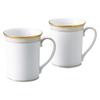 Noritake Mugs 310cc Hampshire Gold 2 Pieces Fine Porcelain (Pair Set) P91332/4335
