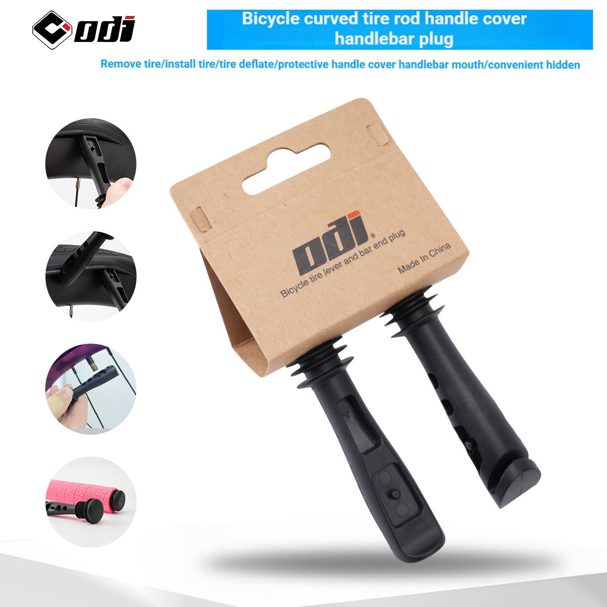 

ODI Bicycle Handlebar End Plug ABS Bicycle Tire Lever Ultralight Wheel Repair Tool wear-resistant Handlebar Grips Plugs Caps