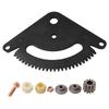 Kit di Riparazione Settore e Pignone dello Sterzo Sostituzione per Trattorini Tosaerba Serie L 155C 190C D100 D105 D110 D120