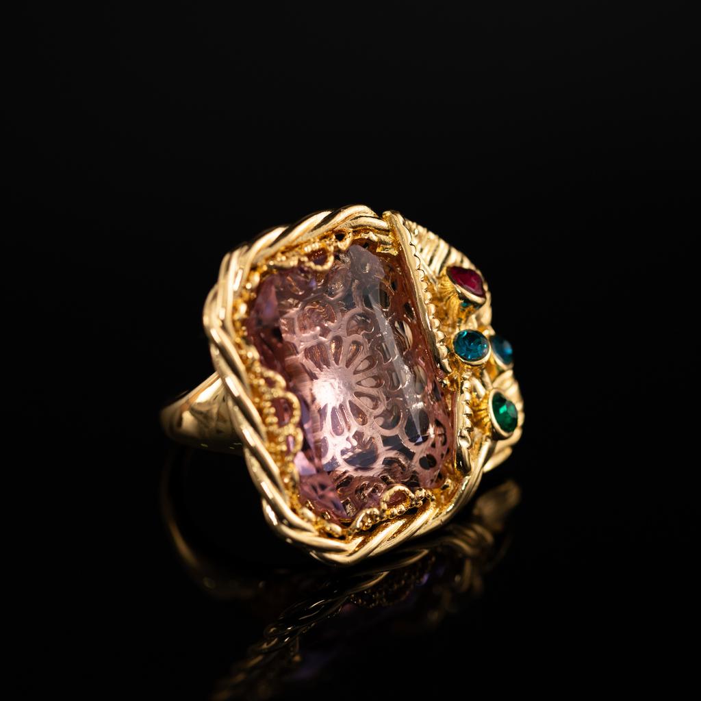 Medieval Copper Alloy Ring, Retro Court Style, High Sense Female Designer Temperament, New Ring