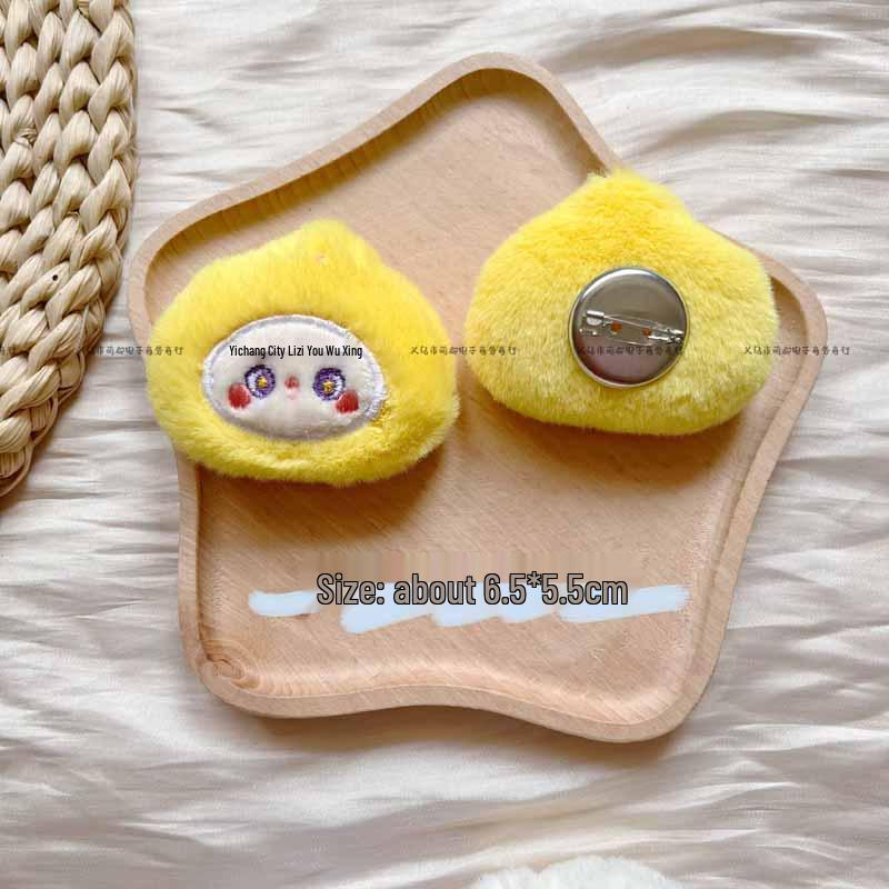 Cartoon Plush Cute Steamed Bun Doll: Hair Accessories, Shoes, Socks, Bags, Brooches, Decorative Accessories