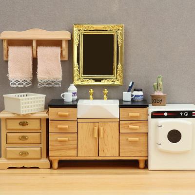 1:12 Miniature Dollhouse Bathroom Sink and Washbasin