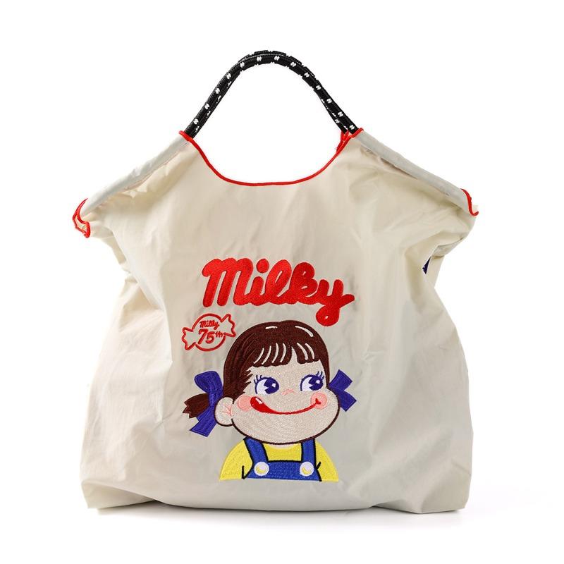 Nylon handbag bag new embroidered large capacity ball chain shoulder tide messenger tote bag