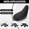 ATV Seat Cover Non-Slip Soft Waterproof for Raptor 700 700R 2006-2024, High Elastic Leather Black
