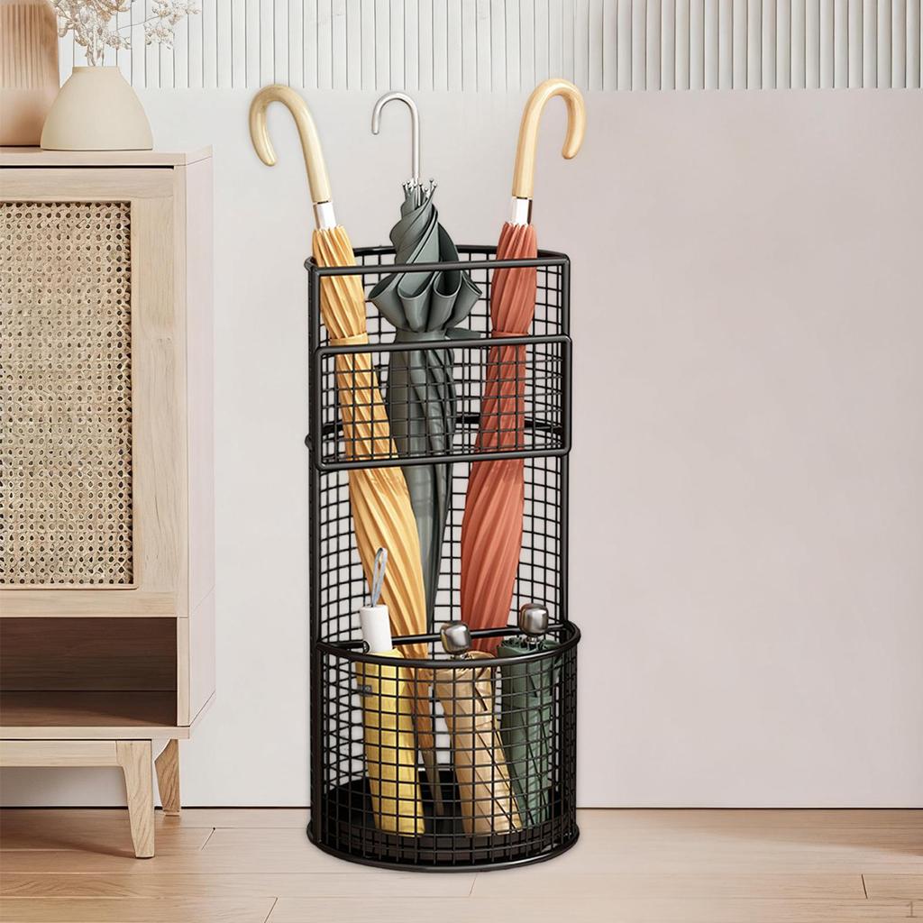 Schirmständer Haltbarkeit Eisen Praktisch Premium Halter Gestell Schirme Organizer für Zuhause