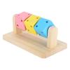 Hamster Fun Wooden Toy Grinding Teeth Exercise Training Toy Pet Interative Plaything