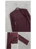 Original Lyocell Merino Wool Two-Piece Knitted Base Layer Top for Autumn/Winter