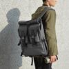 Fashionable and Personalized Backpacks for Travel and Leisure, Leather Workwear, Roll-up Backpacks, and Trendy College Student Schoolbags